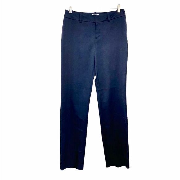 Merona Stretch Straight Navy Blue Work Pants - Picture 1 of 12